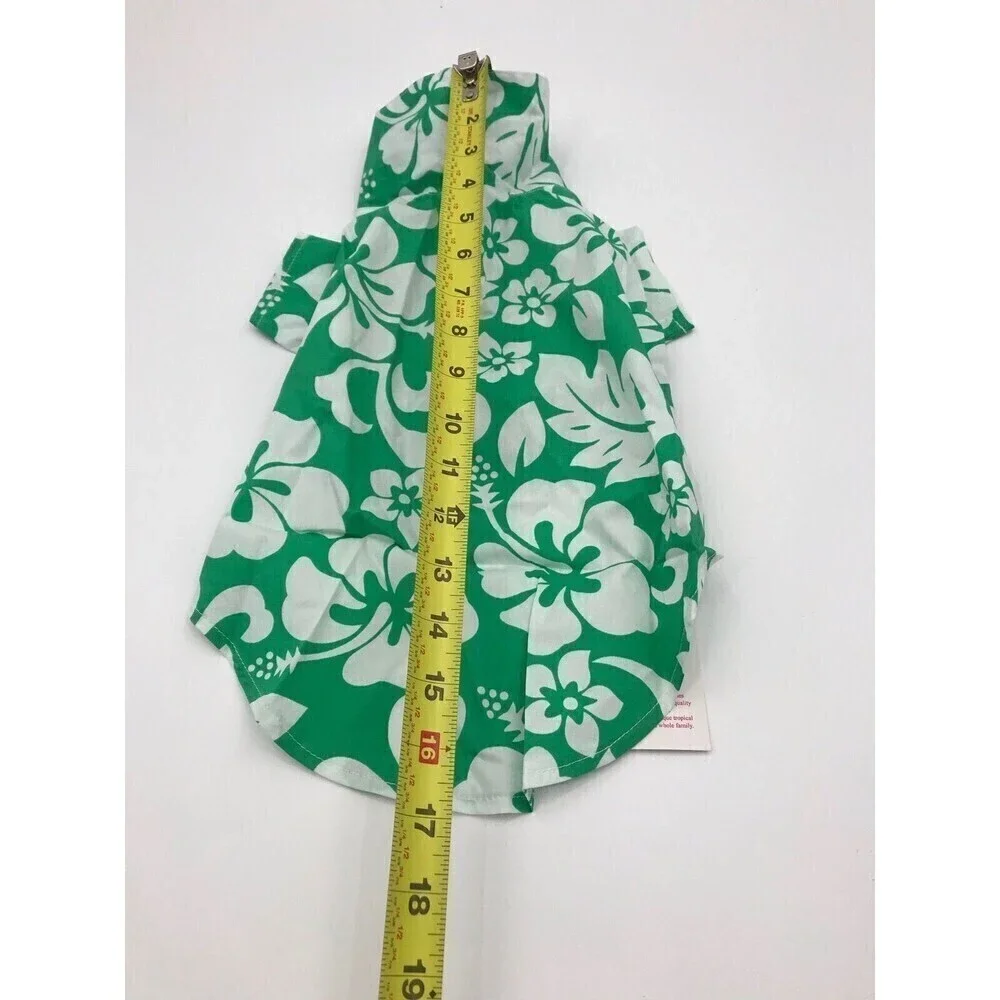 Hawaii Hangover Dog Aloha Shirt in Vintage Luau Green size Small